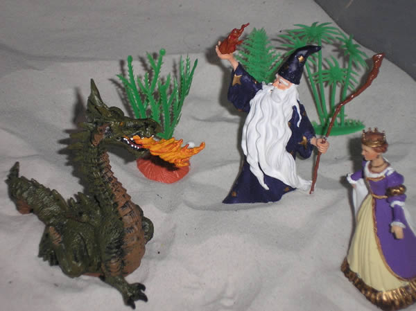Sand tray - play therapy